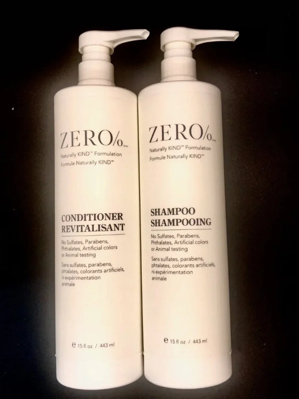 NEW Zero% Gilchrist & Soames Shampoo and Conditioner